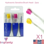 Hydrosonic Sensitive Dental Brush 2PCS Drop Shaped Head Gentle Clean Oral Care. Fixed Price $57.90.