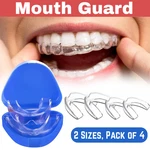 Moldable Mouth Guard 2 Sizes, Pack Of 4 Teeth Clenching Grinding At Night Sleep. Fixed Price $11.21.