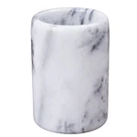 Luxury Hand-carved Natural Marble Toothbrush & Makeup Daa, Off-white. Fixed Price $42.99.