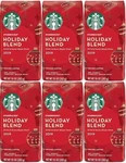 Starbucks Holiday Blend Ground Coffee - 10 Ounce 6 Bags. Fixed Price $31.99.