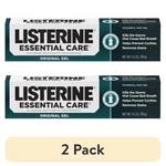 Listerine Essential Care Original Gel Fluoride Mint Toothpaste, 4.2 Oz, Pk. Fixed Price $8.20.