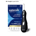 Waterpik Cordless Advanced 2.0 Flosser WP-582 Black, 3 Settings. Fixed Price $45.00.