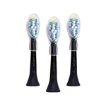 3X Philips Diamondclean Adaptiveclean Replacement Brush Heads Black W/o Box. Fixed Price $20.95.