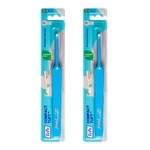 2 X Tepe Compact Tuft Single Toothbrush Optimal For Precision Cleaning. Fixed Price $14.33.