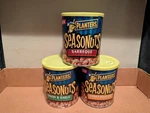 Planters 3 Different Cans Seasonuts Peanuts Empty Kraft #196-198. Fixed Price $6.99.