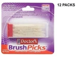 Brushpicks Toothpicks Doctor Interdental 60 Pieces 12 Pack. Fixed Price $28.19.
