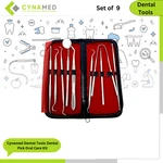Cynamed Dental Tools Pick Oral Care Kit Hygiene Set Pack Of 9. Fixed Price $11.99.