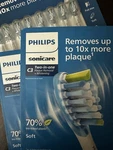 Philips Sonicare Premium Plaque Control Brush Heads 4 Pack White Replacement. Fixed Price $26.00.