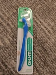 Sunstar Gum Denture Brush #201 Adults Blue Green Wide Head Comfortable Handle. Fixed Price $7.99.