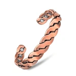 Adjustable Cuff Copper Magnetic Therapy Bracelet Bangle For And Women. Fixed Price $58.00.