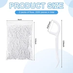2000 Pcs Dental Picks Bulk High Toughness Clean Tooth Flossers. Fixed Price $48.63.