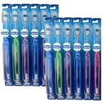 12-PACK Oral Indicator Bristles Toothbrush Adult, 35 Compact Soft (30 Tufts). Fixed Price $26.99.