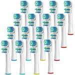 Replacement Brush Heads Compatible With Oralb Count (pack Of 16), White. Fixed Price $26.99.