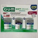 Sunstar Gum Soft-picks Original Dental For Teeth Cleaning & 270CT. Fixed Price $19.45.