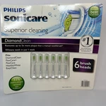 Philips Sonicare Diamondclean 6-PACK Toothbrush Heads Replacement 860427. Fixed Price $27.98.