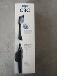 New Sealed Oral-b Clic Manual Toothbrush Black/chrome Magnetic Holder. Fixed Price $14.99.
