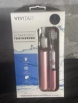 Vivitar Ultra Sonic Toothbrush W/2 Heads/pulsating Head-waterproof (pink). Fixed Price $10.00.