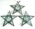 3 Moroccan Star Glass Tealight Hanging Lantern Candle Holder Garden Lamp. Fixed Price $64.99.