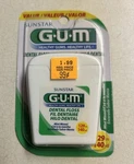 Pack Of Sunstar Gum 129M/140YD Mint Waxed Dental Floss New Discontinued. Fixed Price $29.99.