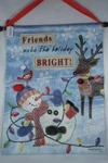 'friends Make The Holiday Bright' Canvas Banner Wall Art By Transpac #X9924 New. Fixed Price $19.99.