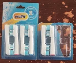 Oralfit Replacement Toothbrush Heads Compatible With Dual Clean - 6PACK. Fixed Price $8.00.