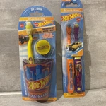 Buddies 3 Toothbrushes & Rinse Cup/hotwheels. Fixed Price $11.99.