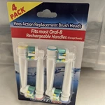 Floss Action Replacement Electric Toothbrush Heads Fits Most Oral-b 1 New Open. Fixed Price $10.00.