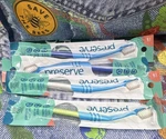 Preserve Soft Bristles Toothbrush Blue Green Silver Recycled Handle (4 Und ). Fixed Price $12.60.