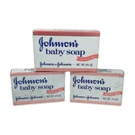 3 Vintage Johnson Baby Bar Soap Gentle-mild Individually Wrapped New Box. Fixed Price $14.50.