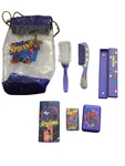 Vtg Marvel Spider-man Bathroom Set Brush Comb Soap Holder Tissues W/ Travel Bag. Fixed Price $19.99.