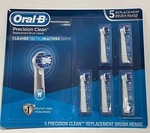 Oral-b Precision Clean Replacement Brush Heads 5 New. Fixed Price $17.49.