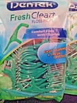 3X Dentek Fresh Clean Floss Picks Cool Mint Comfort W Fluoride /crystals. Fixed Price $22.85.