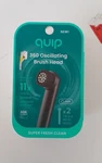 Quip 360 Oscillating Electric Soft Black 2 Toothbrush Compact Heads Refill. Fixed Price $12.00.