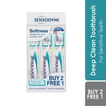 (2+1PCS) X Sensodyne Deep Clean Precision Toothbrush Soft For Sensitive Teeth. Fixed Price $15.00.