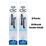 Oral-b Clic Toothbrush Ultimate Clean Replacement Heads 4. Fixed Price $18.99.