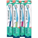 4 Pack! Preserve Adult Toothbrushes, Soft Bristle, Eco Friendly, Various Colors. Fixed Price $13.95.