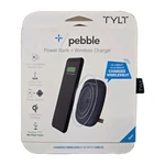 Tylt Pebble Power Bank And Wireless Charger Charcoal. Fixed Price $16.99.