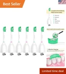 Top Quality Replacement Toothbrush Heads For Philips Sonicare E-series 6 Count. Fixed Price $30.59.