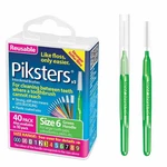 Piksters Interdental Brushes, 40 Pk, Size 6, Tooth For Larg.... Fixed Price $21.89.