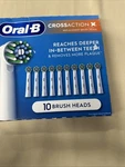 New Oral-b Crossaction X Brush Heads (10 Count).. Fixed Price $21.95.