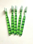5-PACK Fun Vintage New Designer Toothbrush By Alan Stuart York. Fixed Price $16.95.