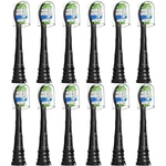 Bullnas Replacement Brush Heads Compatible With Count (pack Of 12), Black. Fixed Price $34.99.