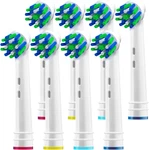 Replacement Heads For Oral B- Pack Of 8 Cross Generic Electric Toothbrush. Fixed Price $20.99.