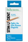 The Natural Dentist Stim-u-dent Plaque Removers, Thin, Mint 160 Count, Brown. Fixed Price $6.99.