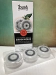 Nourish 3 Replacement Sensitive Brush Heads For Advanced 2-SPEED New!. Fixed Price $10.99.