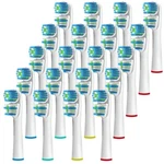 Replacement Brush Heads Compatible With Oralb 1 Count (pack Of 20), White. Fixed Price $26.99.