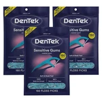 Dentek Comfort Clean Sensitive Gums Floss Picks, Soft & Silky Ribbon, 450 Count. Fixed Price $17.49.