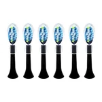 6-PACK Philips Diamondclean Adaptive Brush Heads Black No Box. Fixed Price $18.95.