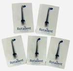 Rotadent Contour Procare Brush Flathead Hollow & Short Tips 9290H Set Of 5 -new. Fixed Price $69.99.