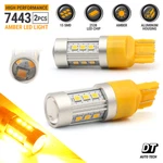 Syneticusa 7443 7440 7444 Led Amber Yellow Light Bulbs Turn Signal Parking Drl. Fixed Price $10.79.